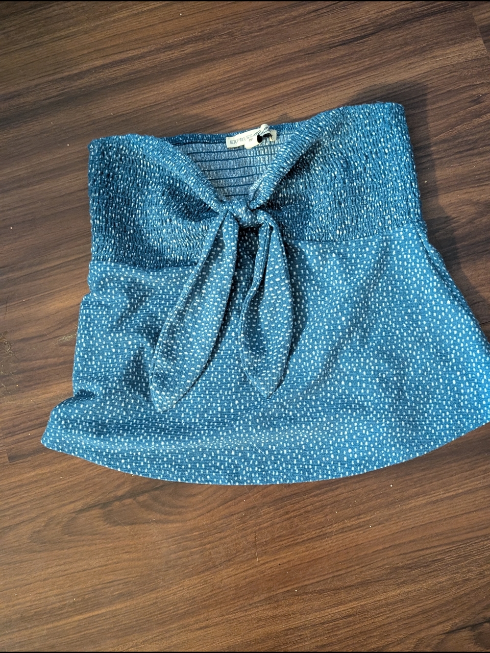 Express OneEleven Tube Top with Front Tie